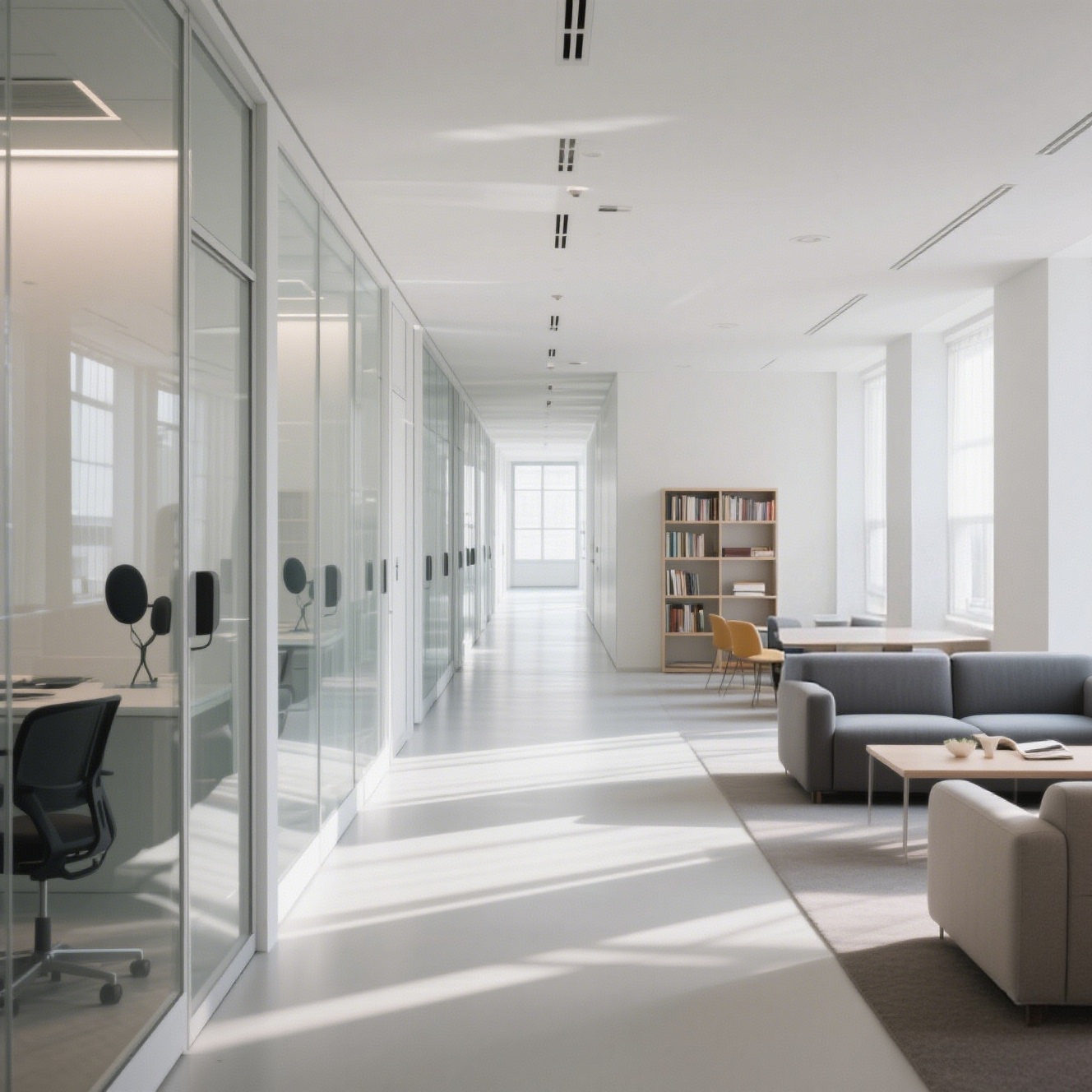 減壓辦公：自然光、靜音艙與休閑區(qū)的科學布局