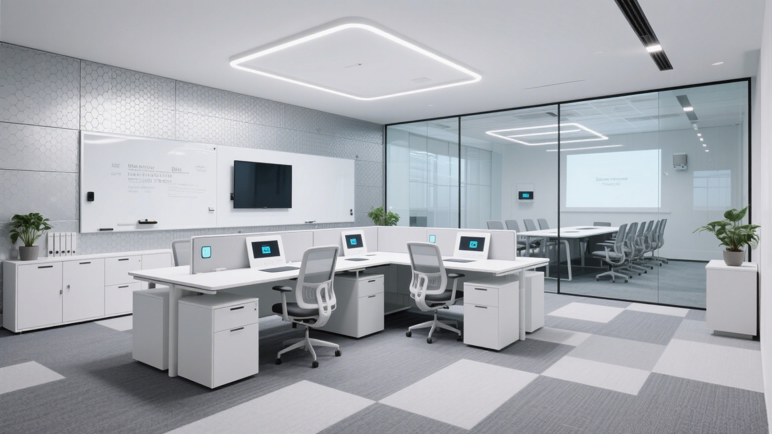 科技感辦公室，硬核設(shè)計(jì)